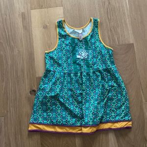 Knit swing top- Mardi Gras perfect!